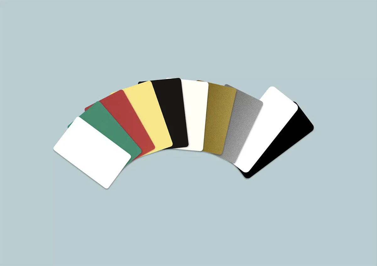 บัตร PVC หลายประเภทสำหรับเครื่องพิมพ์บัตร
