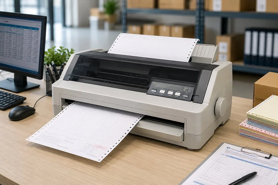 Dot Matrix Printer เครื่องพิมพ์หัวเข็มสำหรับงานเอกสารต่อเนื่องในองค์กร