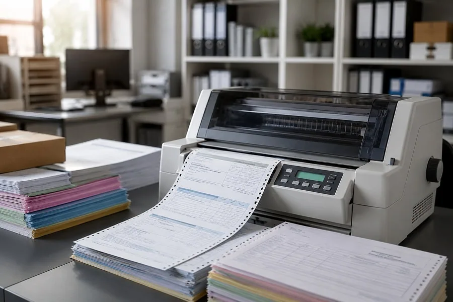 Dot Matrix Printer สำหรับงานพิมพ์เอกสารต่อเนื่องในองค์กร โรงงาน และธุรกิจ