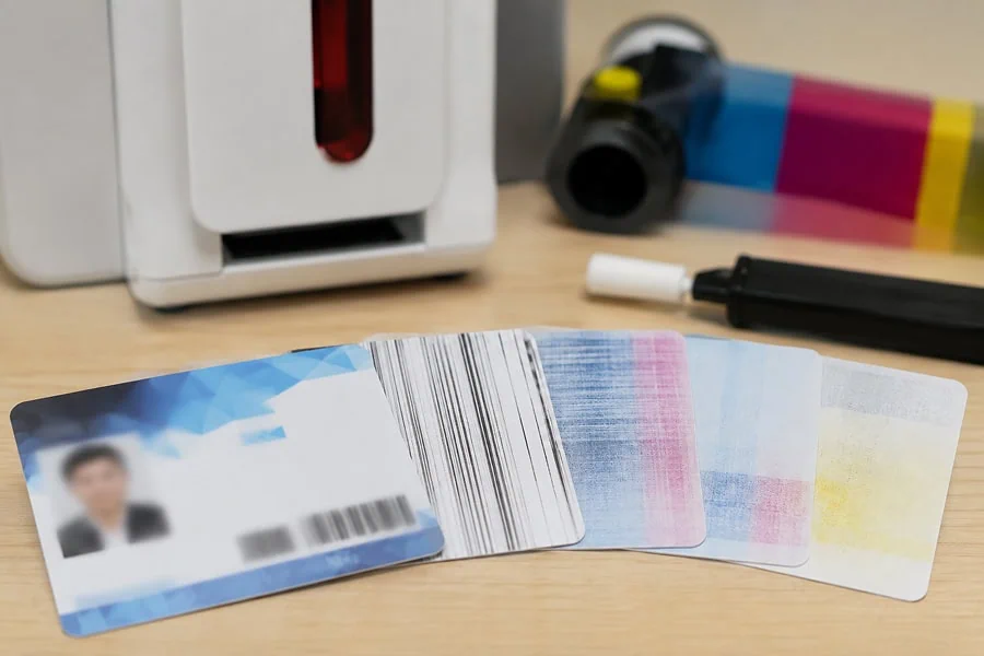 เครื่องพิมพ์บัตรพิมพ์ไม่ชัด สีเพี้ยน เป็นเส้น พร้อมวิธีตรวจสอบปัญหา